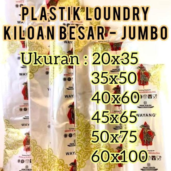 Kantong Plastik Kiloan Loundry Pp Wayang Bening Bedcover Baju & Boneka