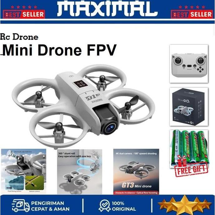 Mini Drone GT3 / D15 Camera Optical Flow - Drone Aerial 360 Flip Drone FPV Alt Drone E99 Pro E88 E68