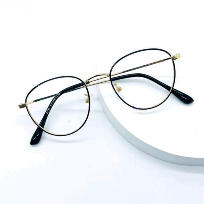 Donna- Kacamata Frame Kecil Bulat Besi 2733
