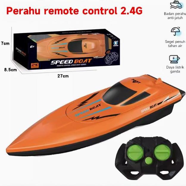High speed boat RC mainan anak rc speed boat radio remote control mainan anak