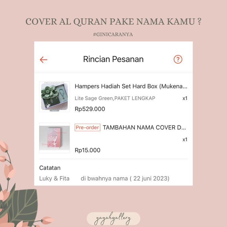 Diskon [Siap Kirim] Paket Seserahan Paket Akad Nikah Paket Lamaran Mahar Box Tutup Mika (Mukena Silk