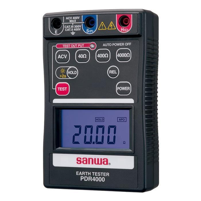 SANWA DIGITAL EARTH TESTER PDR4000 / PDR 4000 ORIGINAL DAN TERPERCAYA