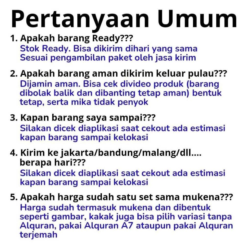 Diskon Hampers Alat Sholat/ Seperangkat Alat Sholat Wanita/ Set Alat Sholat Untuk Seserahan Dan Maha