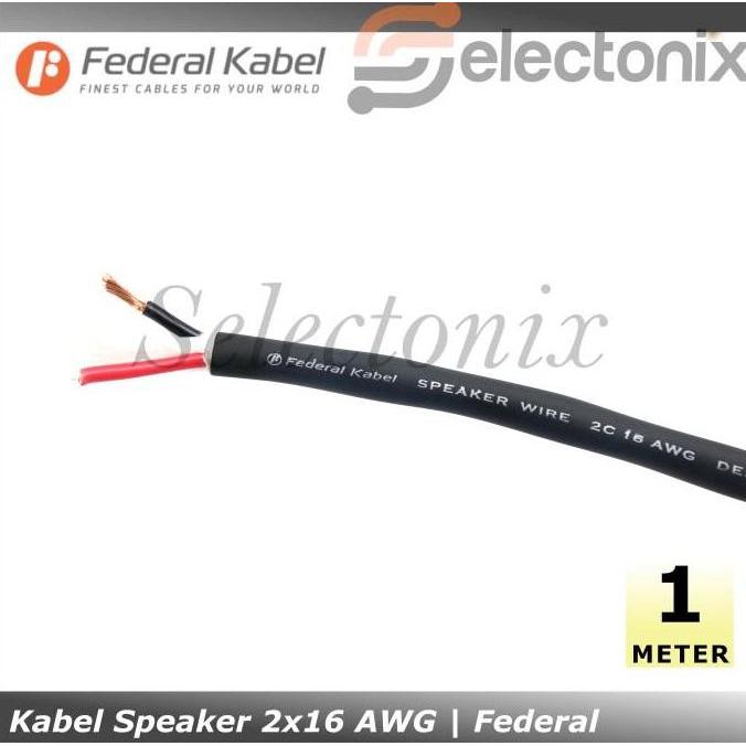 [1m] Kabel Speaker 2 x 14 AWG | Federal Cable