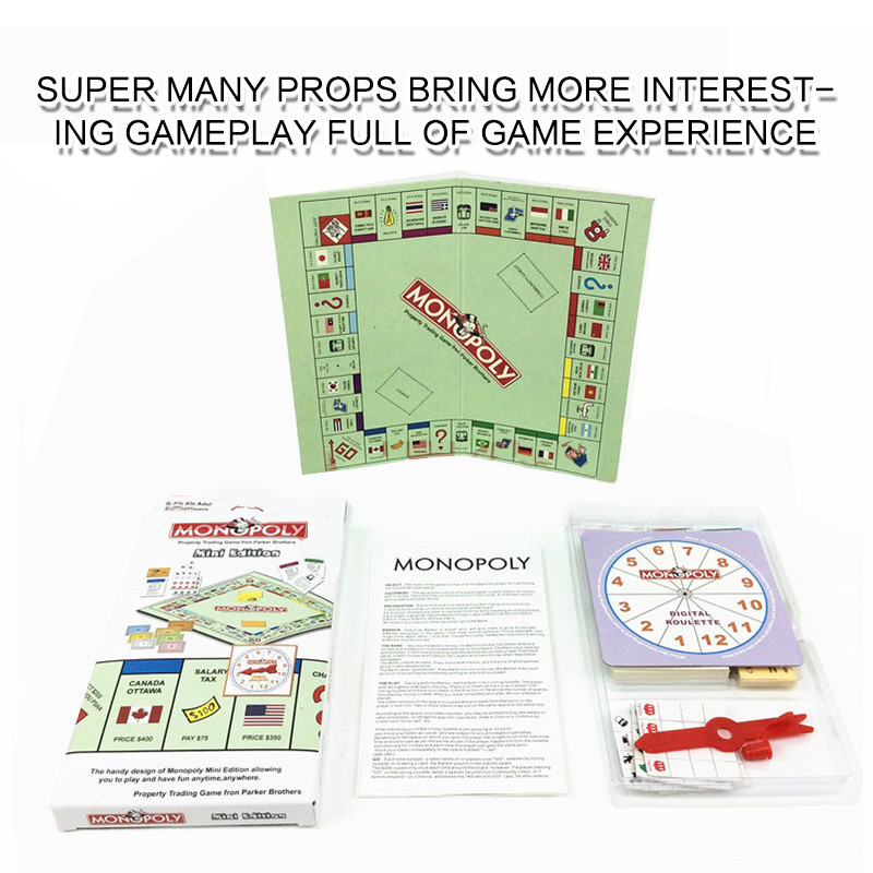 International Edition Monopoli Keluarga Premium Papan Permainan Edukasi Keuangan Untuk Anak Orang Tu