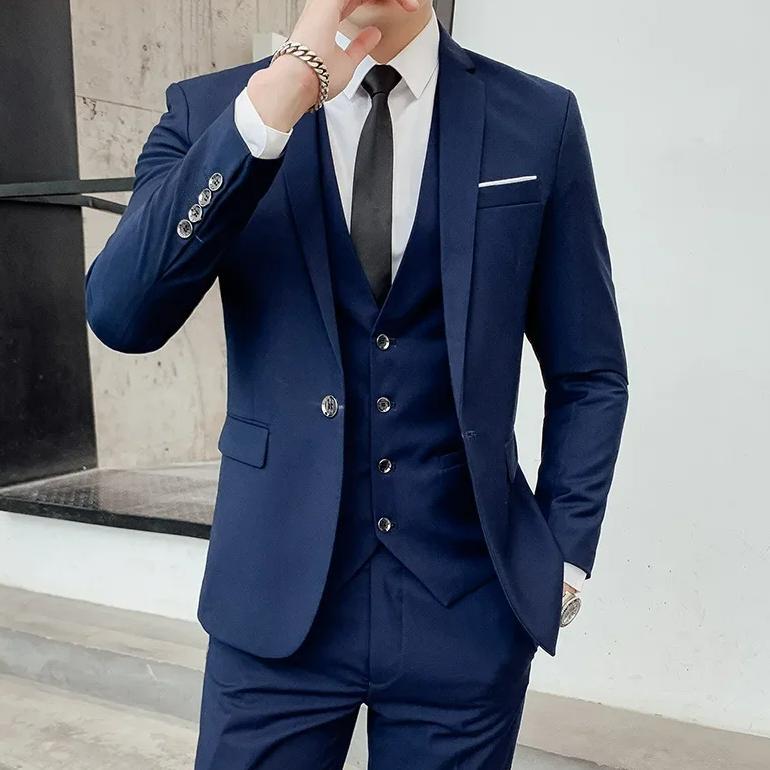 Free Ongkir Setelan Jas Pria Tuxedo 3 In 1 Pria Setelan Jas Pria Formal