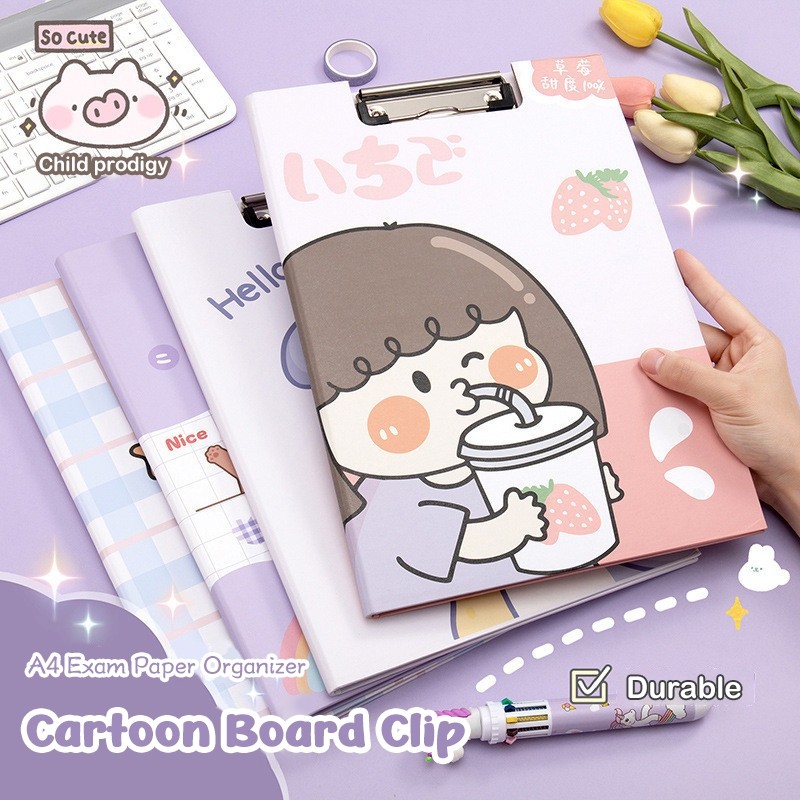 Papan Clipboard With Cover Papan Ujian Papan Jalan Aesthetic