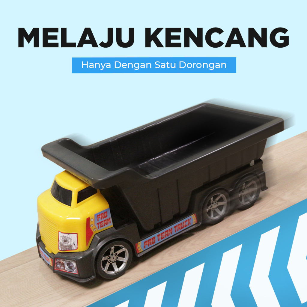 Toko Mainan Happy Truck Mobil Truk Mainan Pro Team Truck Anak - Mainan Truk Besar Dan Kuat Untuk Ana