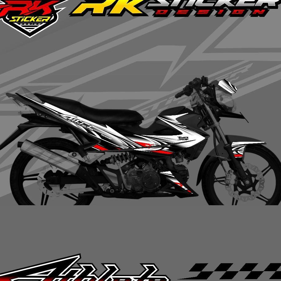 Stiker Athlete - Striping Variasi Motor Athlete Desain Racing Rk-03