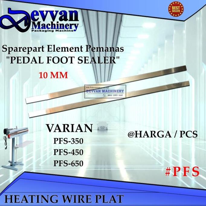 Plat Pemanas PFS-350 450 650 / Element Plat pemanas Pedal Food Seale Sealer Vacuum