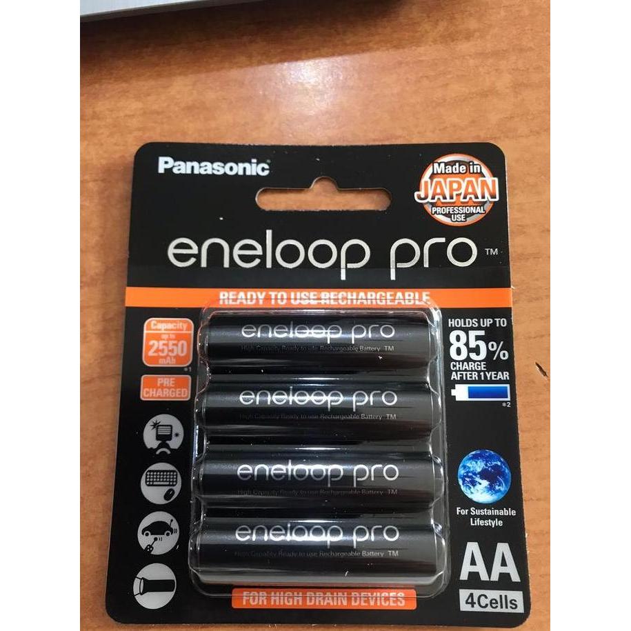 Termurah Panasonic Eneloop Pro Baterai Aa 2.550Mah Tahan Lama 500 Kali Isi Ulang Made In Japan Enelo