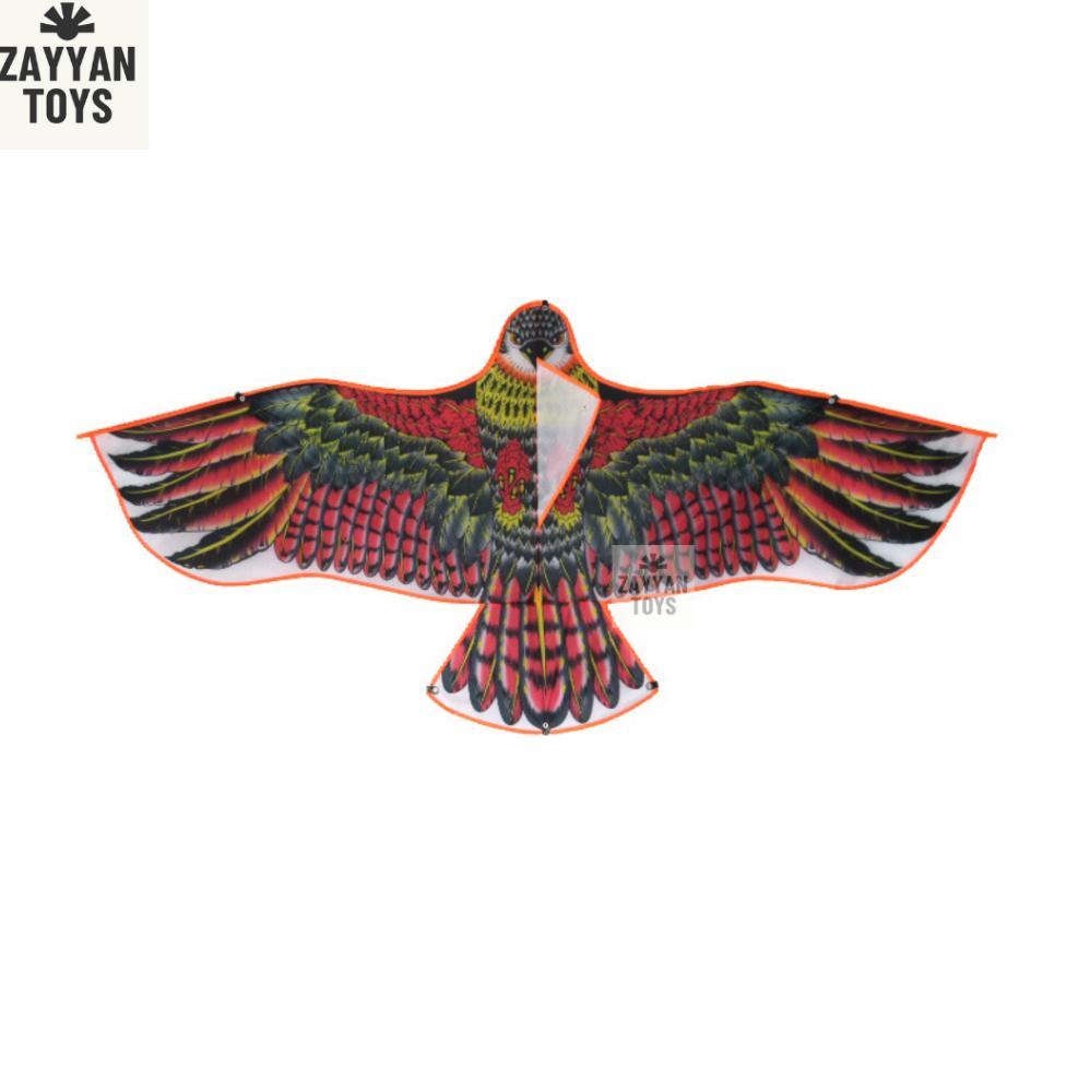 ASSALAMSHOP LAYANGAN BENTUK BURUNG ELANG - LAYANG 1 PC MOTIF OLAHRAGA OUTDOOR 1.1M DENGAN TALI 30M B