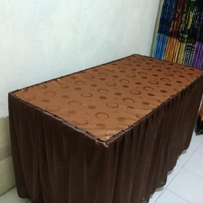 Taplak Meja Makan Rumbai Panjang Murah Premium Promo Diskon Kain