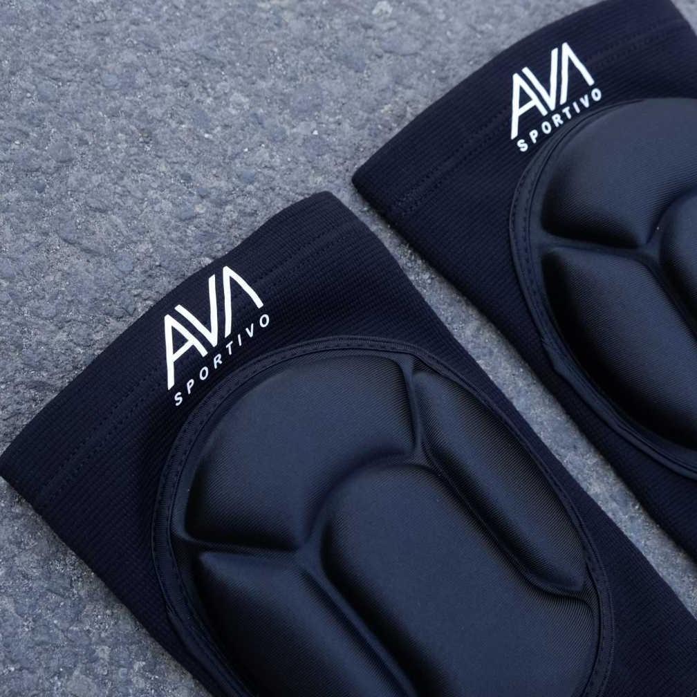 Pelindung Lutut Futsal Tebal Kneepad Futsal Ava deker lutut kiper Hitam Putih Original