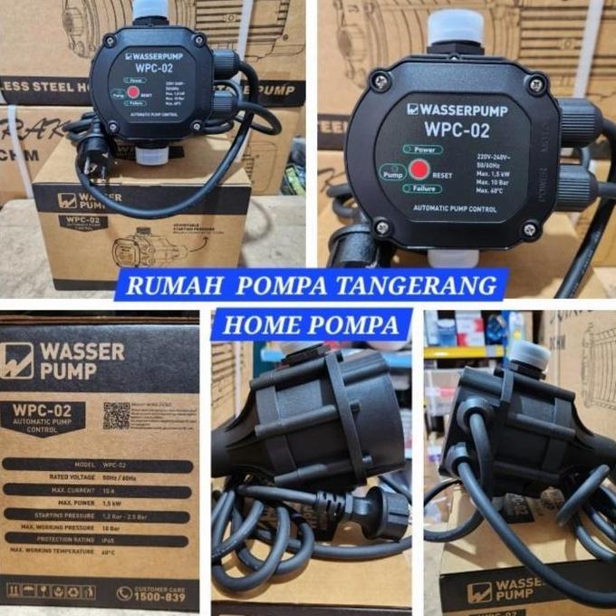 Automatic Pressure Control Wasser Wpc 02 Otomatis Pompa Air Apc Wasser Wpc-02 Premium