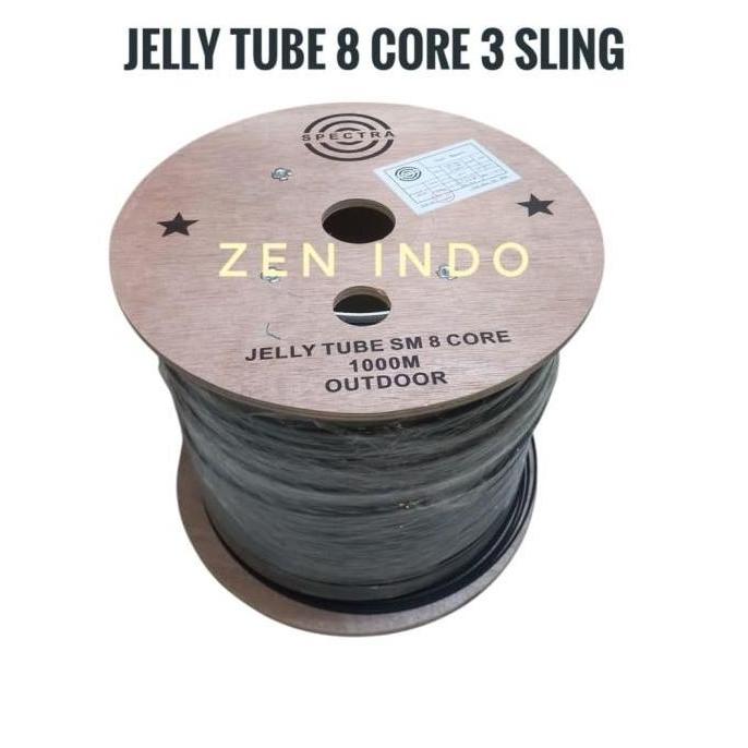 Murah Kabel Fo Fiber Optik Jelly Tube 2 Core 4 Core 6 Core 8 Core 12 Core 3 Seling Jelly Tube Spectr
