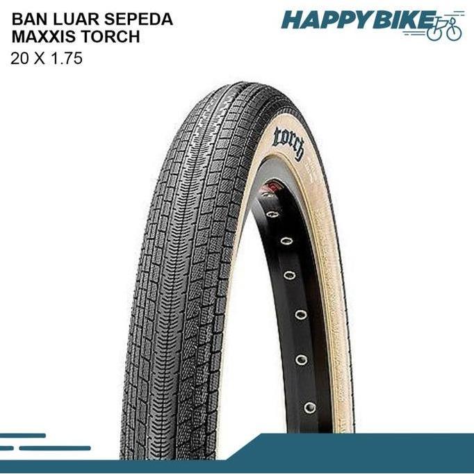 MAXXIS Ban Luar Sepeda Lipat Torch 20 x 1.75 Skinwall Bicycle Tires