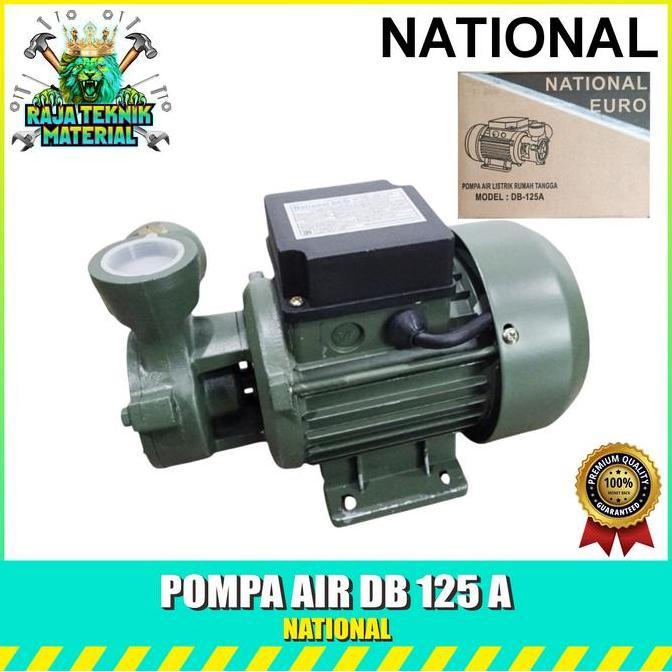 National Pompa Air Listrik Db-125A / Pompa Dorong Untuk Rumah Tangga - Pompa Air Sumur Dangkal Db 12