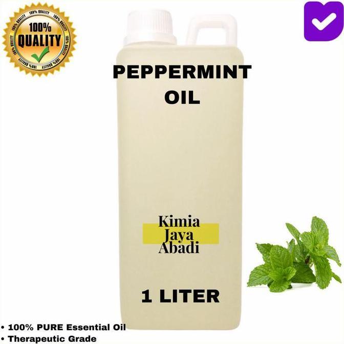 Peppermint Essential Oil / Minyak Peppermint Oil 1 Liter ASLI Diskon