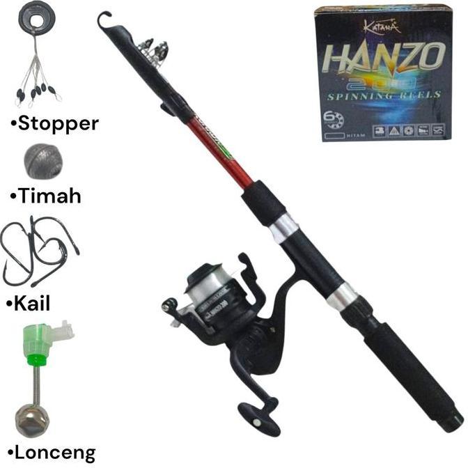 Set Pancing Kolam Termurah (Siap Pakai) Joran Reel