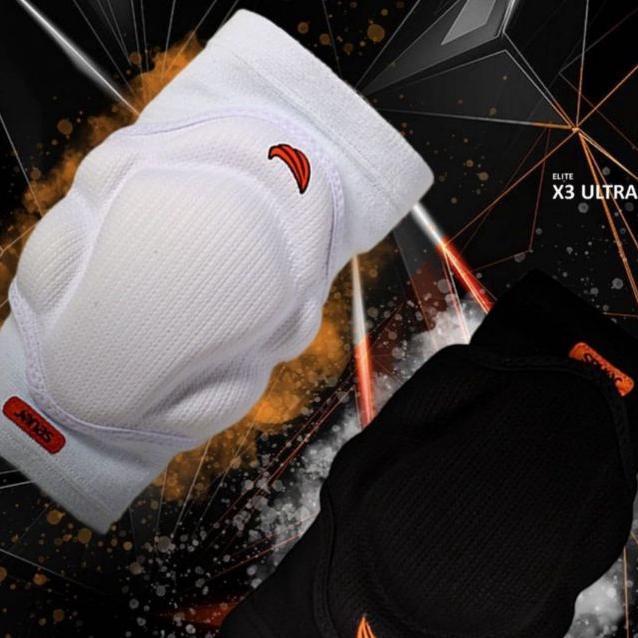 Kneepad Futsal Jonas Elite X3 Knee Pad Knepad Kniped Deker Lutut Kiper Futsal Hitam Putih Original