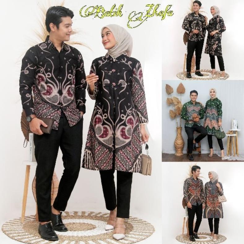 VALUE PACK COUPLE NEW ATASAN BATIK MODEREN MEWAH TERBARU KEMEJA BATIK TERBARU SET PAKAIAN WANITA