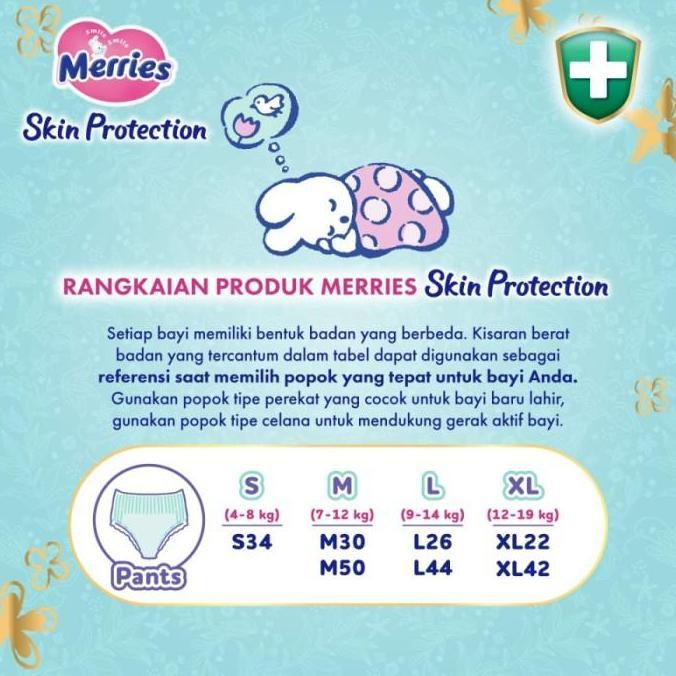 Whoiam- Merries Skin Protection Pants L44 Popok Bayi Celana Merries L 44