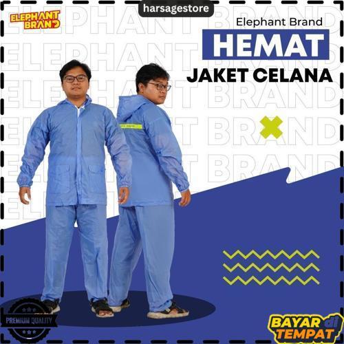 Elephant Brand Jas Hujan Jaket Celana Hemat/Jas Hujan Jaket Celana Hemat Elephant Brand Gajah Produk