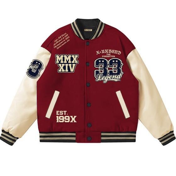 GARANSI Jaket Varsity One Layer Forgotten Pe Fleece 280