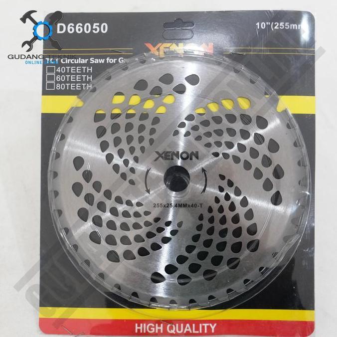 ORIZA Mata Pisau Potong Rumput Bulat 40gigi Xenon - TCT Saw Xenon 40T D66050