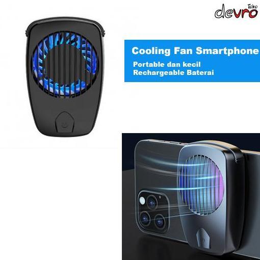 CARACAV Cooling Fan Smartphone - Pendingin HP - Rechangeable Baterai - TH10