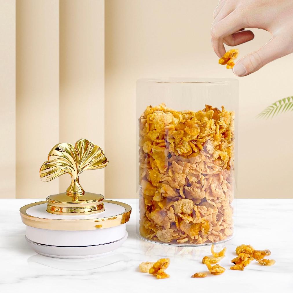 Terbaru Hampers House Toples Kaca Kekinian / Toples Kedap Udara Penyimpanan Makanan Ringan/ Toples K