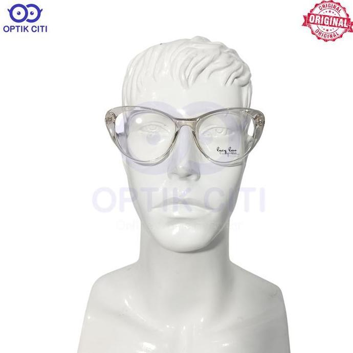 Promo Frame Kacamata Wanita Cat Eye Lucy Law H00323 Ringan Original