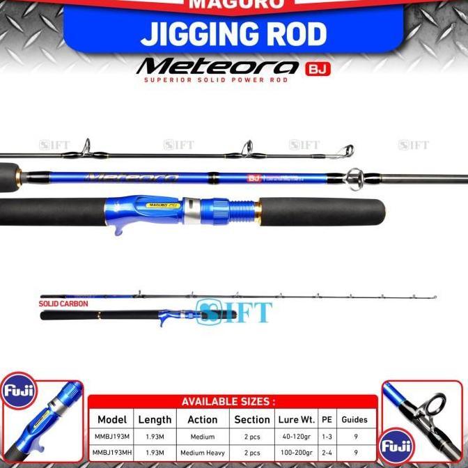 Joran Laut Oh Maguro Meteora Bj | Solid | Full Fuji Guides + Seat