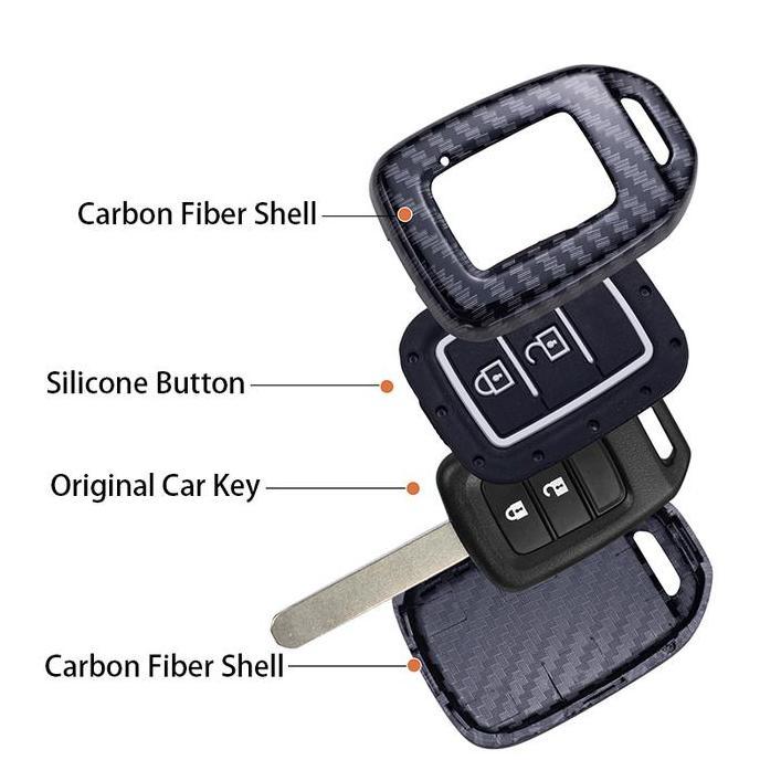 For Honda- All New Brio / Brv Keychain Mobil Cover Kunci Mobil
