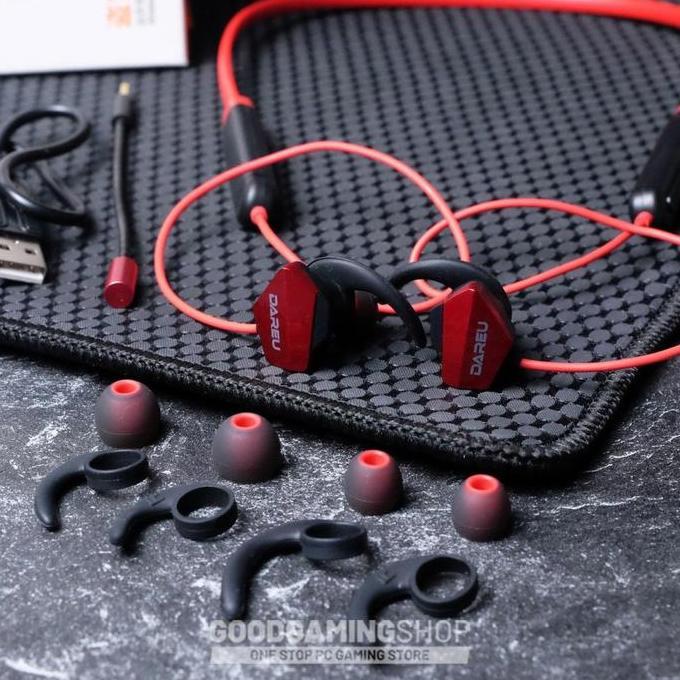 Dareu EH728 Bluetooth - Gaming Earphone (TERBAIK) (TERBARU) (TERMURAH)