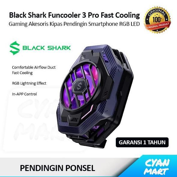 Promo Black Shark Funcooler Gaming Cooler Kipas Pendingin HP Android iPhone