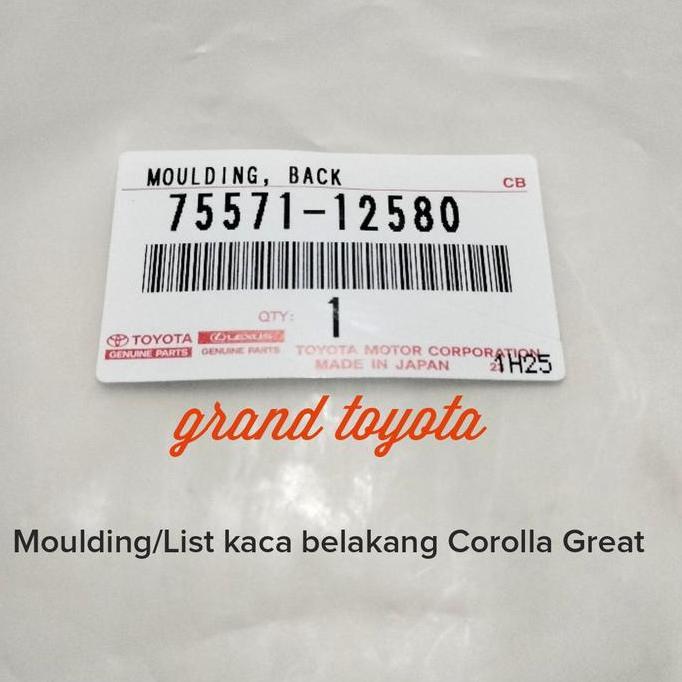 List Kaca Belakang Great Corolla Karet Kaca Belakang Corolla Great Ori