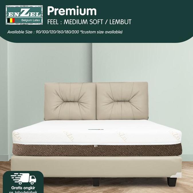Kasur Latex Enzel Premium (FULL SET) Uk 180x200