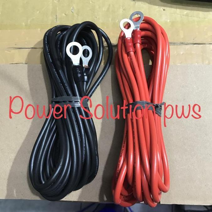 Jumper Kabel Aki 5 meter 6mm Ring O