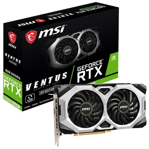 BEBAS ONGKIR - Vga MSI RTX 2060 Super Ventus GP OC 8GB OEM - Geforce RTX 2060 Super