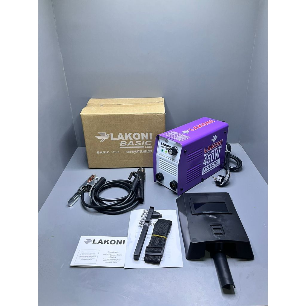 Mesin Las LAKONI BASIC 123 IX / Trafo Las Inventer Lakoni BASIC 123IX 450 Watt / Travo Las  LAKONI 4