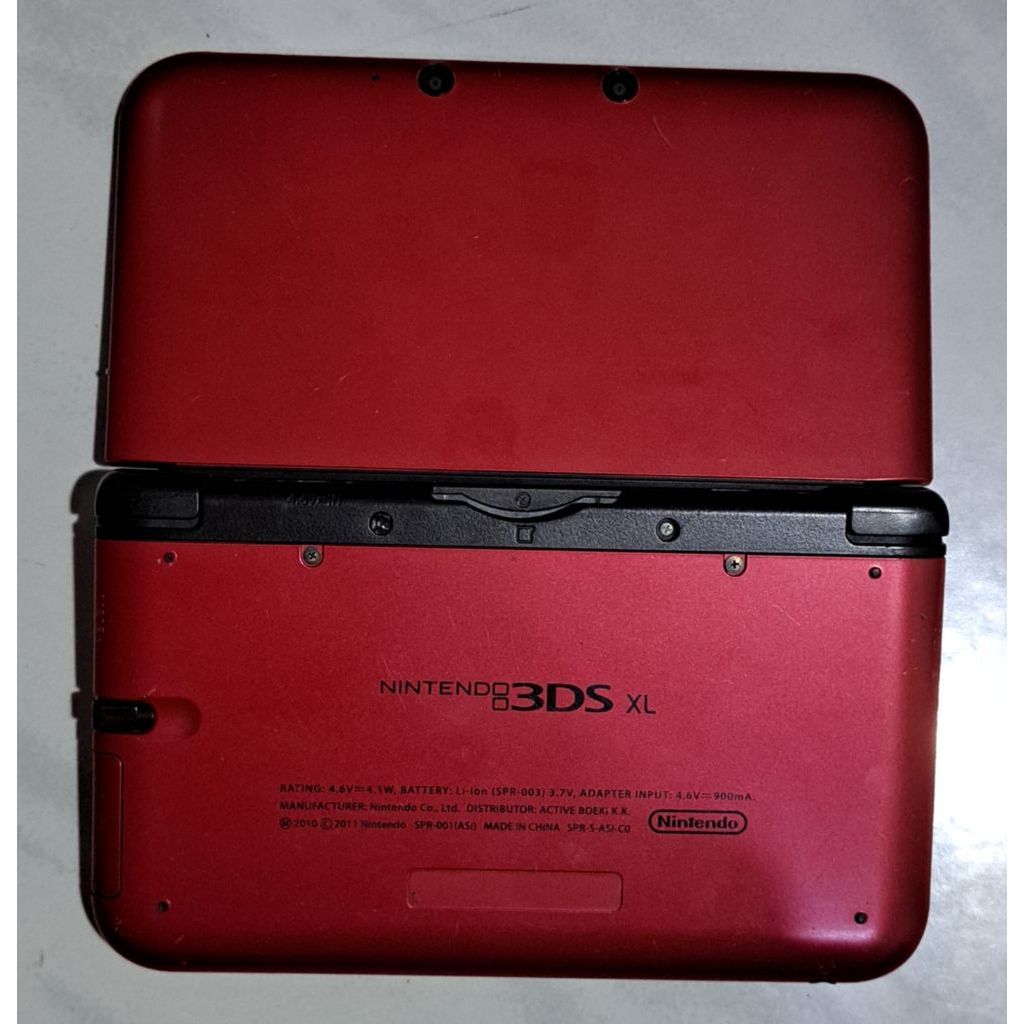 Old Nintendo 3DS XL CFW 16 GB Full Games Red Maroon Edition Nintendo N3DS XL (Baca Deskripsi)