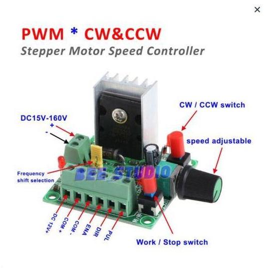TERMURAH - PULSE / PWM GENERATOR FOR STEPPER MOTOR DRIVERS