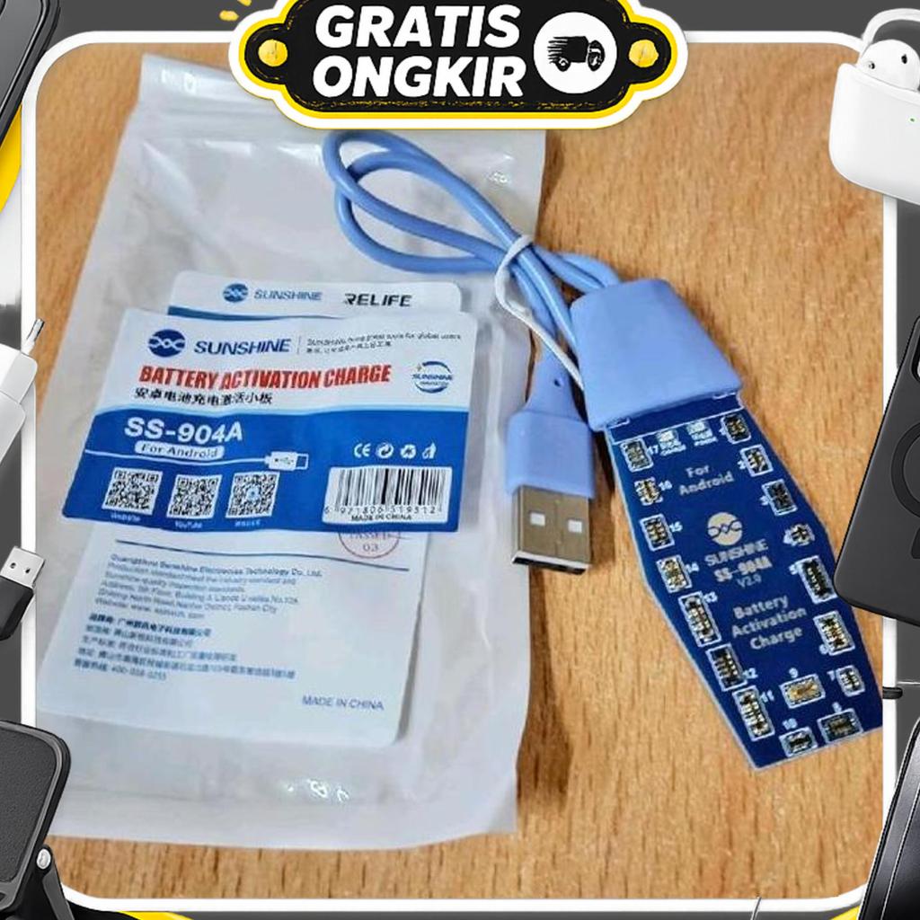 Sunshine Ss 904A Alat Tembak Baterai Android Charger Ponsel