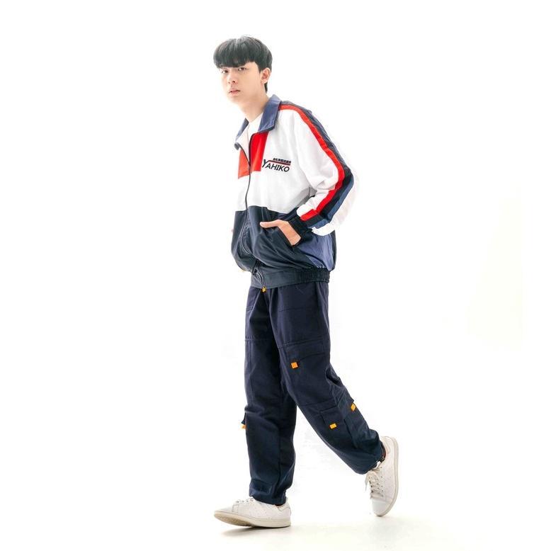 value pack club of 1986 yahiko original sporty colorblock vintage windbreaker jacket