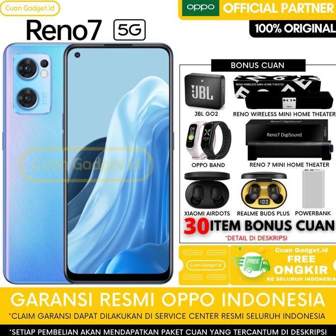 OPPO RENO 7 5G 13/256 (8GB+5GB EXTENDED RAM) RENO7 8/256 GARANSI RESMI