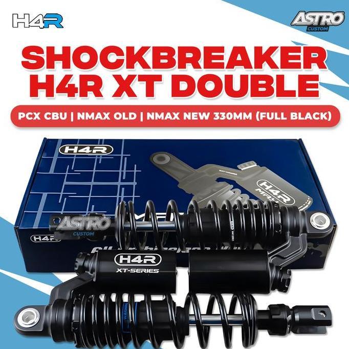 H4R Shockbreaker XT Series Pcx Adv 150 160 Nmax 155 Old New 330MM Double Shock Suspension Belakang