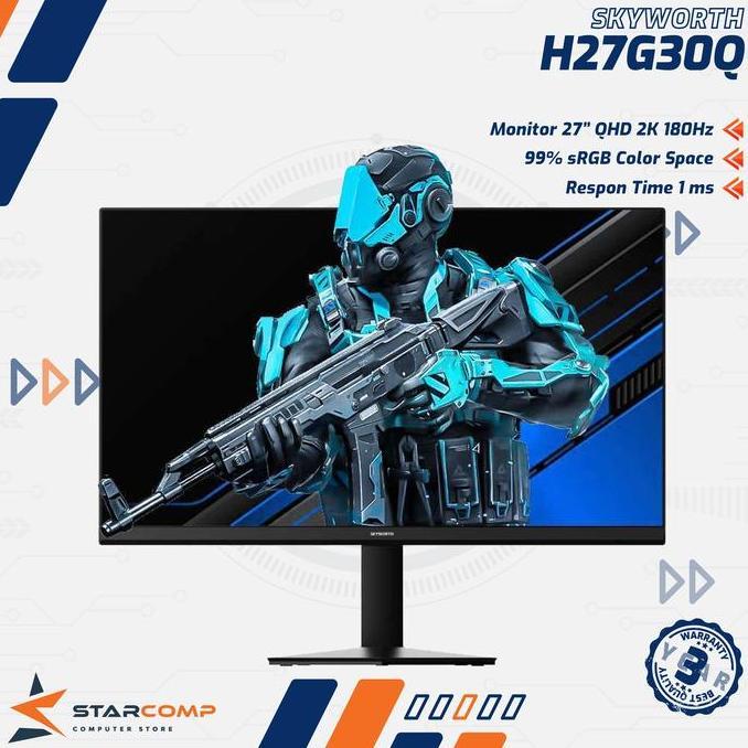 Skyworth H27G30Q 27 Inch QHD 2K IPS 180Hz Monitor Gaming