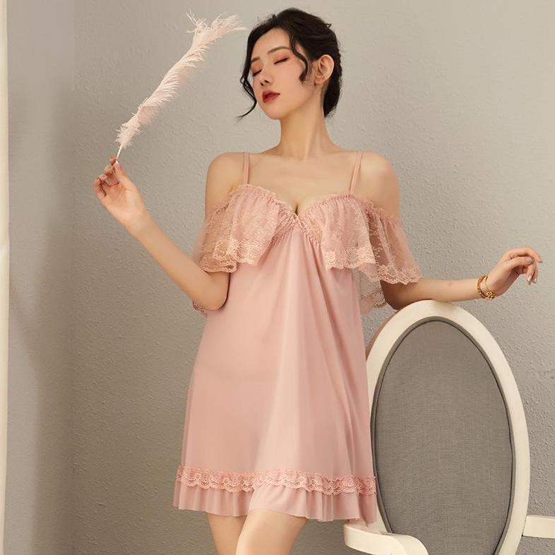 Limited Lingerie Sexy Seksi Sabrina Style All Size Transparant Jumbo Baju Tidur Wanita Seksi Lr10 Sl